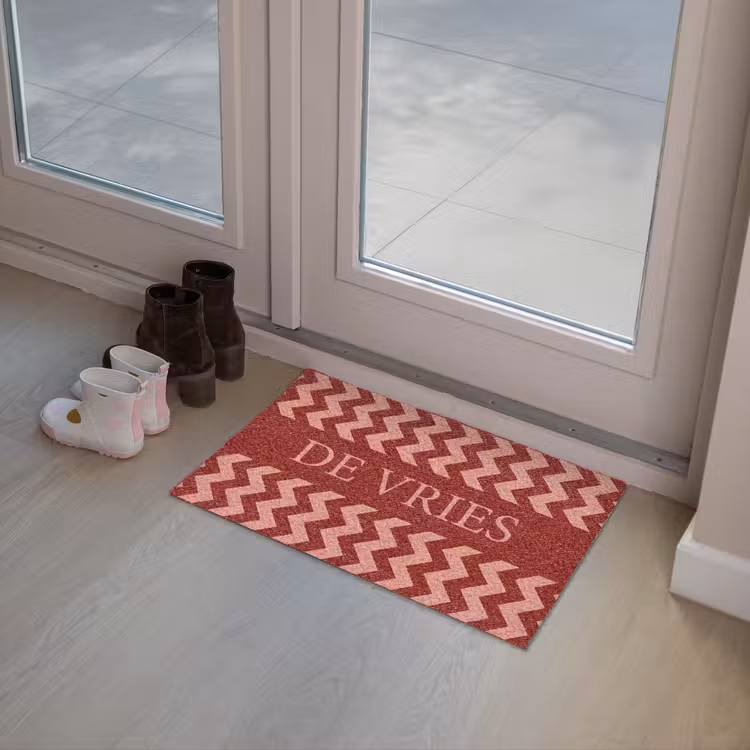 Familie - In - Patroon - Terracotta Deurmat klein -sfeer3
