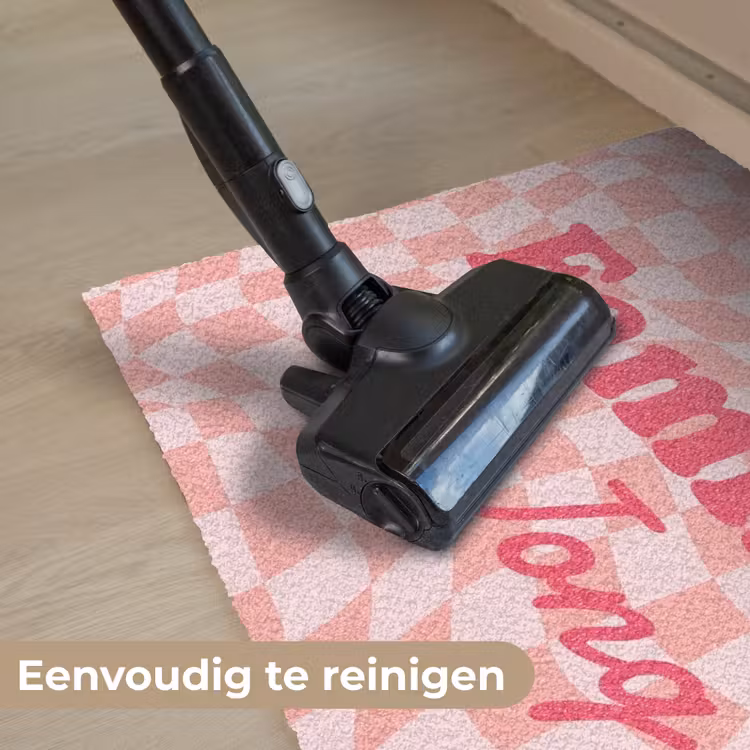 Familie - Roze Deurmat klein -reinigen_NL
