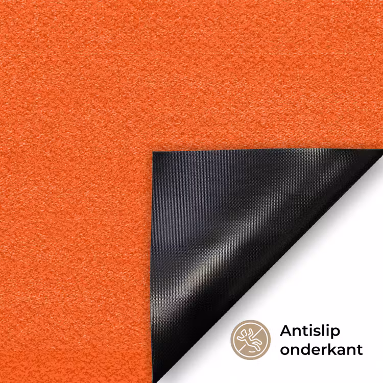 Fiery - Tangerine - Oranje Deurmat klein 898 -antislip_NL