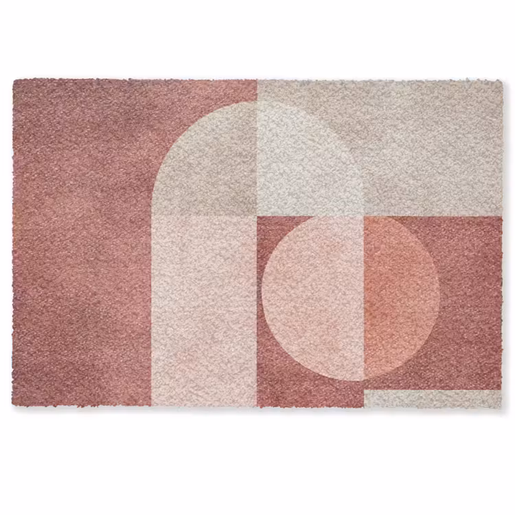 Figuren - Abstract - Roze Deurmat klein -zkaufland3d