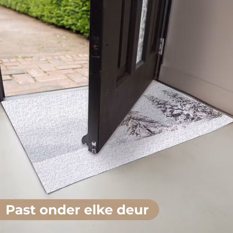 Fijnsparren - Sneeuw - Winter - Landschap - Stilte Deurmat klein -USP_NL