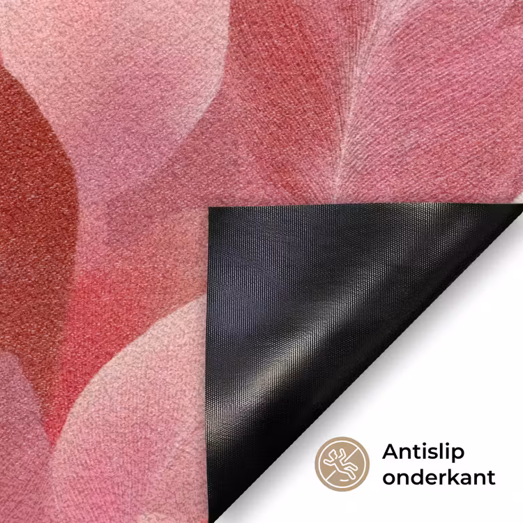 Flamingo - Botanisch - Elegant - Roze - Rood Deurmat klein 898 -antislip_NL