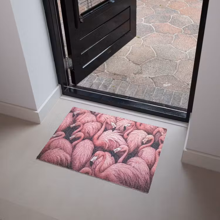 Flamingo - Roze - Dieren Deurmat klein -sfeer5