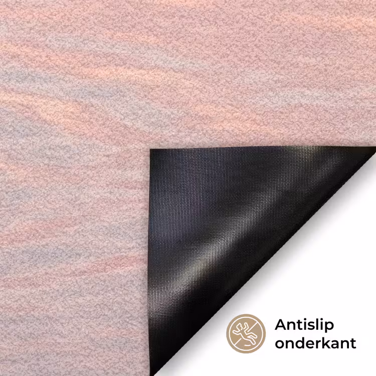 Flamingo - Water - Roze Deurmat klein -antislip_NL