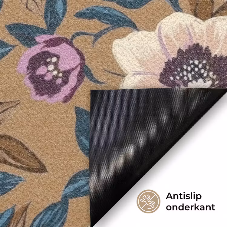 Floraal - Stilleven - Kleurrijk Deurmat klein 898 -antislip_NL