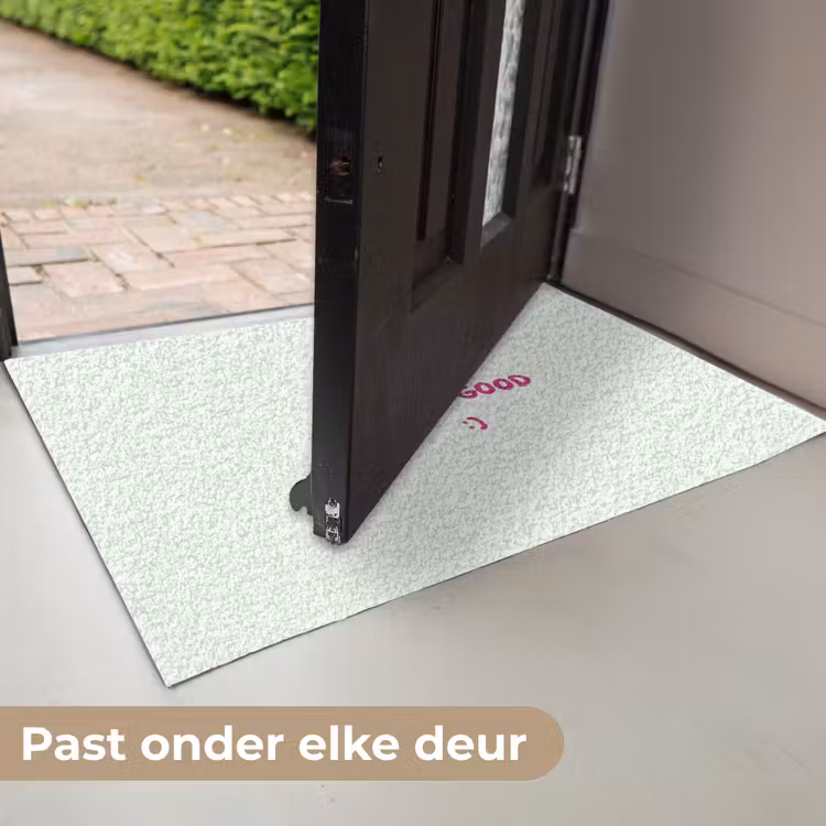 Focus - Beige - Roze - Smiley Deurmat klein -USP_NL