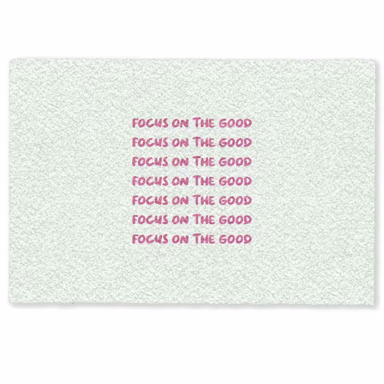 Focus on the good - Roze Deurmat klein -zkaufland3d