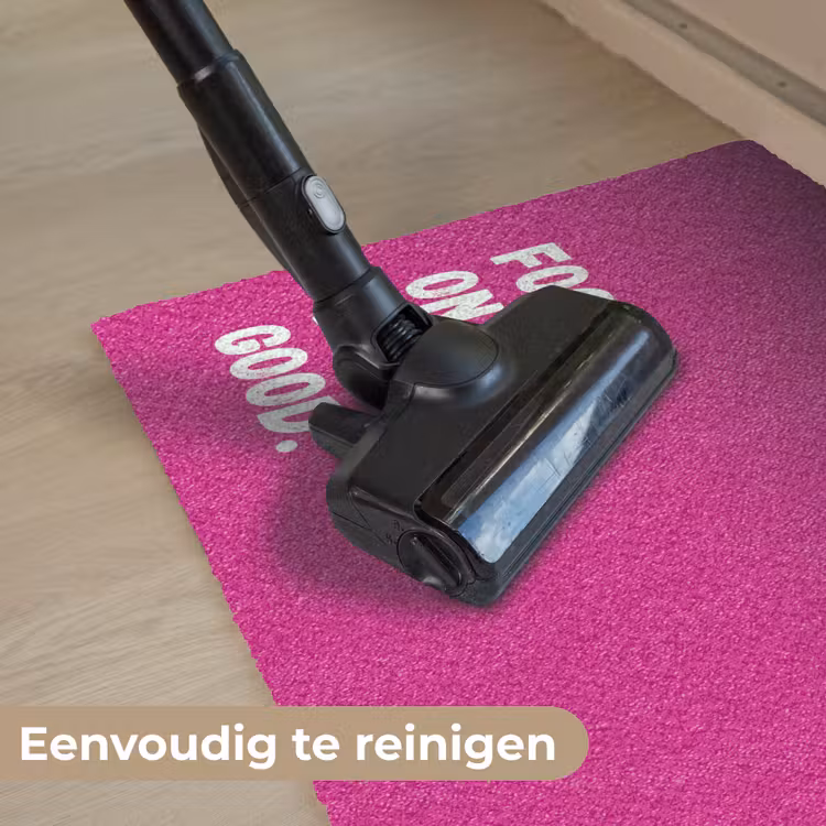 Focus on the good - Roze - Simple Deurmat klein -reinigen_NL