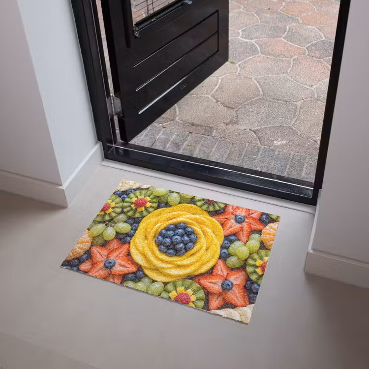 Fruit - Arrangement - Gezond - Kleurrijk - Eten Deurmat klein -sfeer5