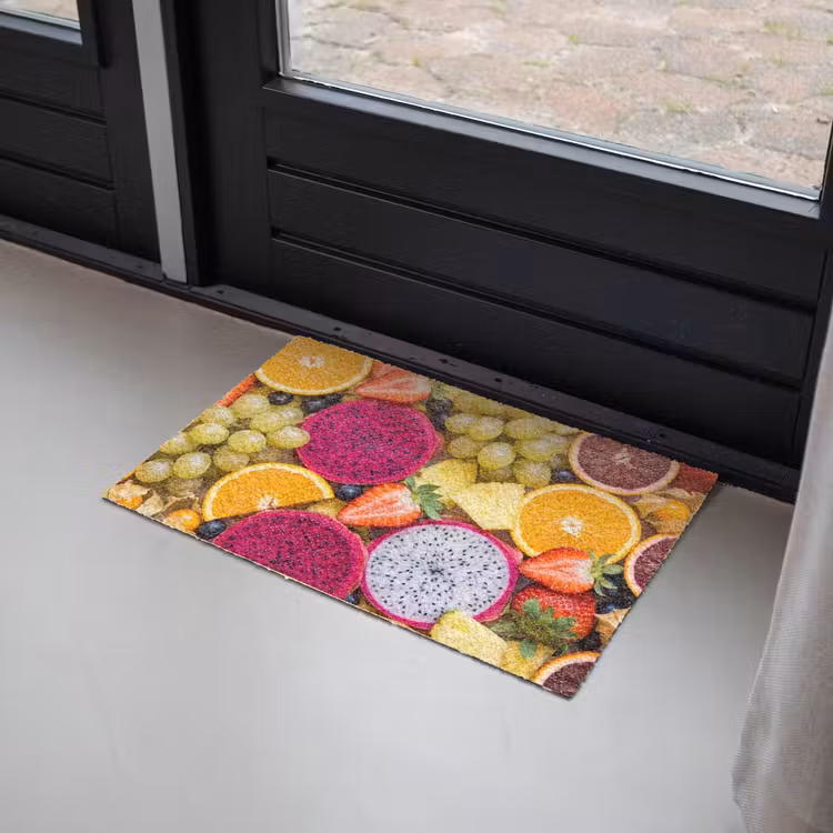 Fruit - Assortiment - Kleurrijk - Gezondheid Deurmat klein -sfeer2