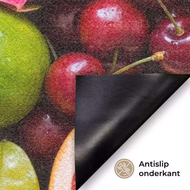 Fruit - Assortiment - Vers - Gezond - Kleurrijk Deurmat klein -antislip_NL