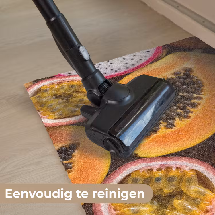 Fruit - Geopend - Tropisch - Eten - Kleurrijk Deurmat klein -reinigen_NL