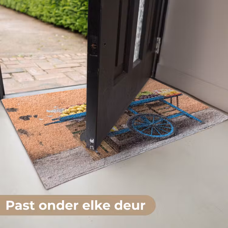 Deurmat - Fruit - Kar - Straat - Fruit - Kar - Straat Deurmat klein