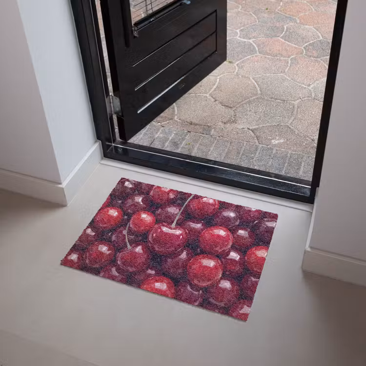 Fruit - Kersen - Eten - Modern - Rood Deurmat klein -sfeer5