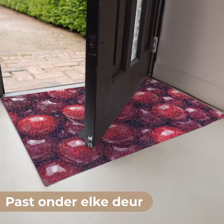 Fruit - Kersen - Eten - Modern - Rood Deurmat klein -USP_NL