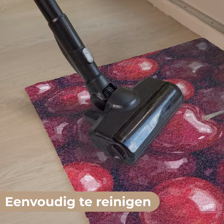 Fruit - Kersen - Eten - Modern - Rood Deurmat klein -reinigen_NL