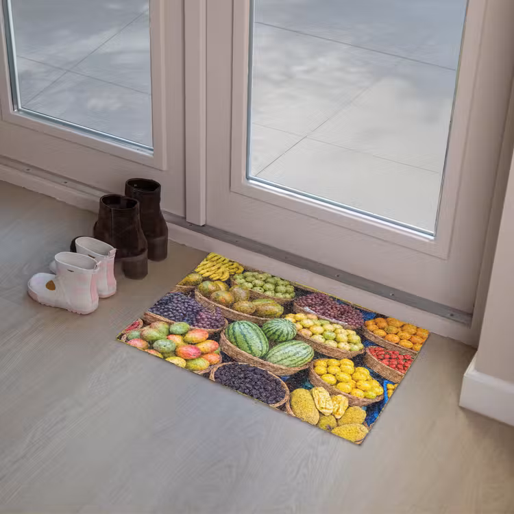 Deurmat - Fruit - Markt - Kleurrijk - Fruit - Markt - Kleurrijk Deurmat klein