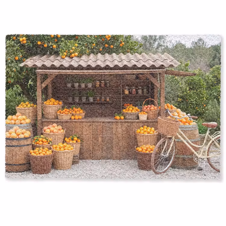 Deurmat - Fruit - Markt - Landelijk - Fruit - Markt - Landelijk Deurmat klein