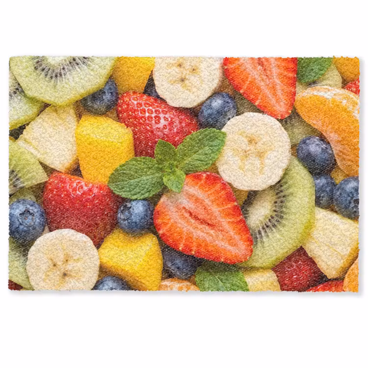 Fruit - Plakjes - Eten - Kleurrijk Deurmat klein -zkaufland3d