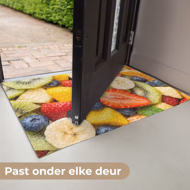 Fruit - Plakjes - Eten - Kleurrijk Deurmat klein -USP_NL