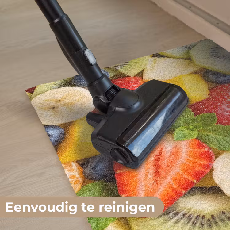 Fruit - Plakjes - Eten - Kleurrijk Deurmat klein -reinigen_NL