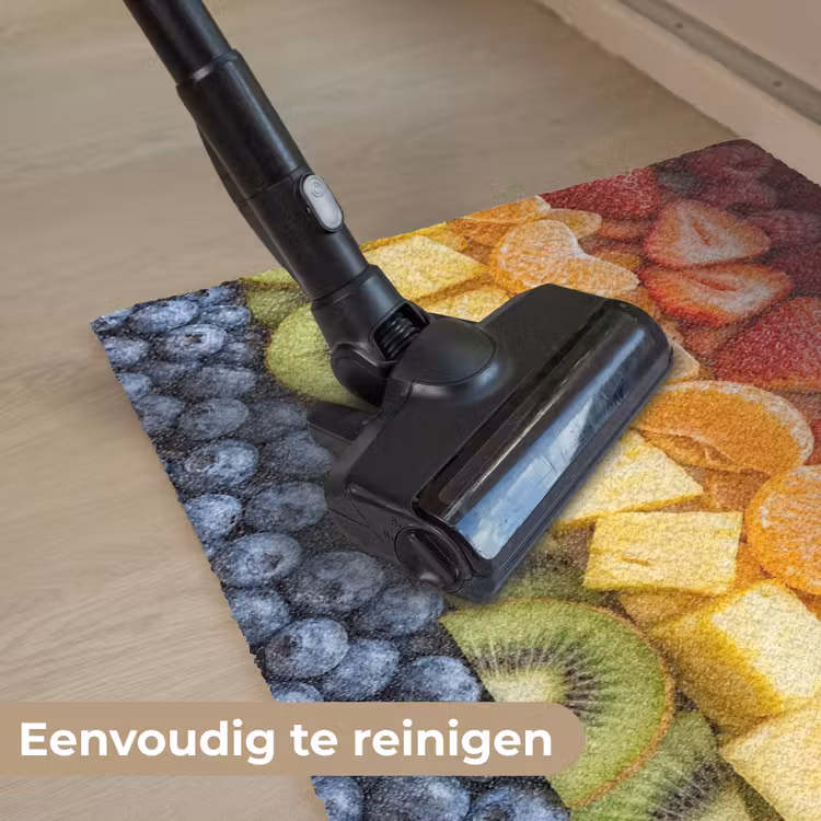 Fruit - Regenboog - Gezond - Kleurrijk Deurmat klein -reinigen_NL
