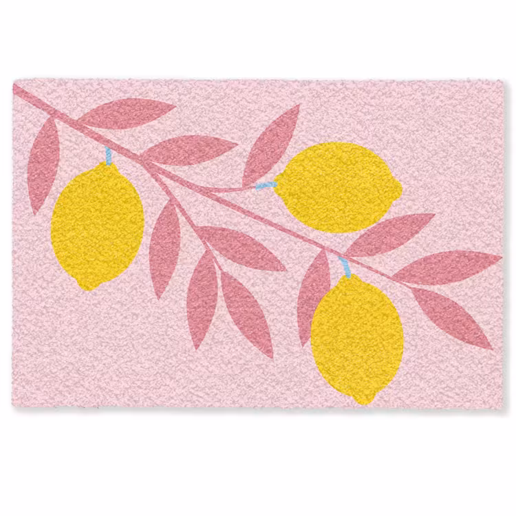 Fruit - Tak - Natuur - Abstract - Roze Deurmat klein -zkaufland3d