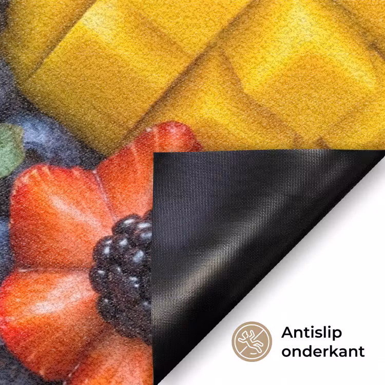 Fruit - Vers - Kleurrijk - Eten Deurmat klein -antislip_NL