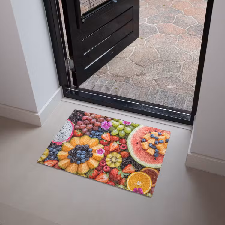 Fruit - Vers - Variatie - Eten - Kleurrijk Deurmat klein -sfeer5
