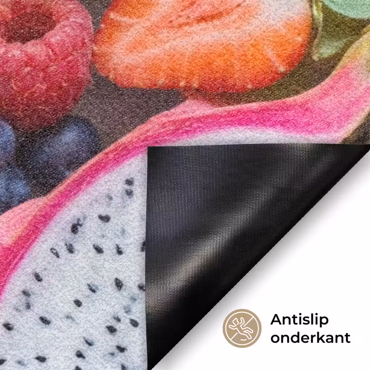 Fruit - Versneden - Kleurrijk - Eten - Gezond Deurmat klein -antislip_NL