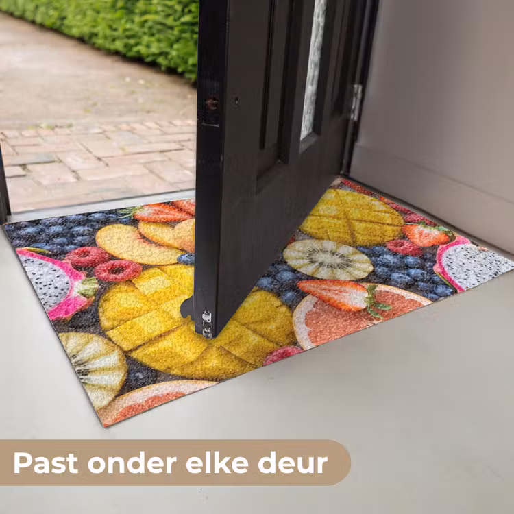 Fruit - Versneden - Kleurrijk - Eten - Gezond Deurmat klein -USP_NL