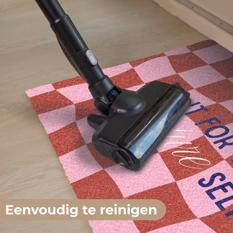 Furture - Geblokt - Rood Deurmat klein -reinigen_NL