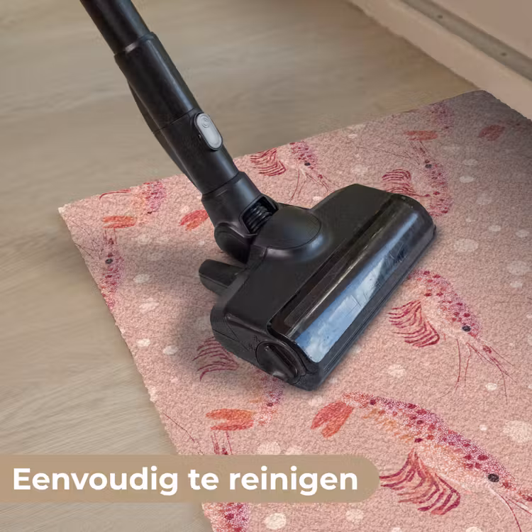 Garnalen - Stippen - Roze Deurmat klein 898 -reinigen_NL