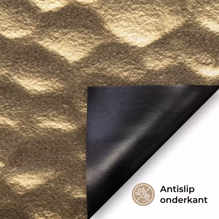 Gehamerd - Reliëf - Textuur - Bronsgoud Deurmat klein 898 -antislip_NL