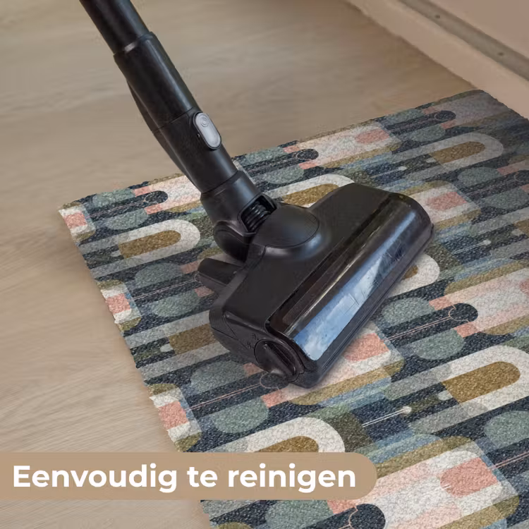Geografisch - Modern - Kleurrijk Deurmat klein 898 -reinigen_NL
