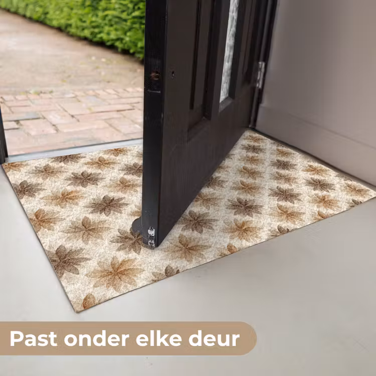 Geografisch - Patroon - Bruin Deurmat klein 898 -USP_NL