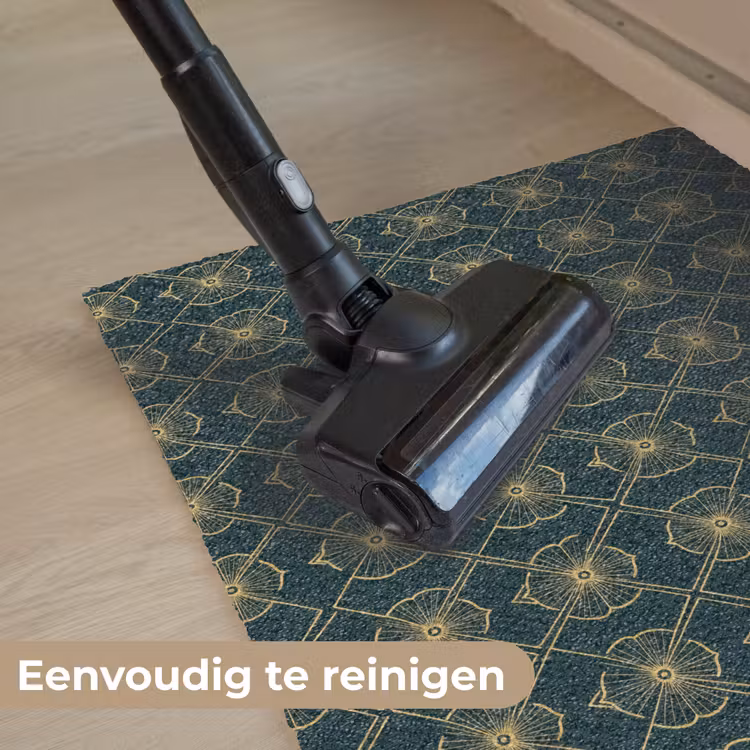 Geometrisch - Elegant - Groen Deurmat klein 898 -reinigen_NL