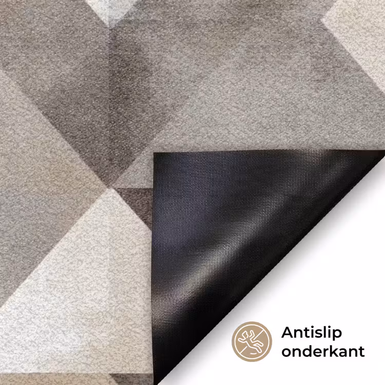 Geometrisch - Motief - Aardetinten Deurmat klein 898 -antislip_NL
