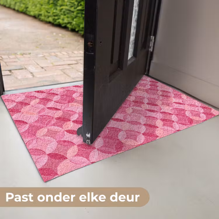 Geometrisch - Mozaïek - Modern - Roze Deurmat klein 898 -USP_NL