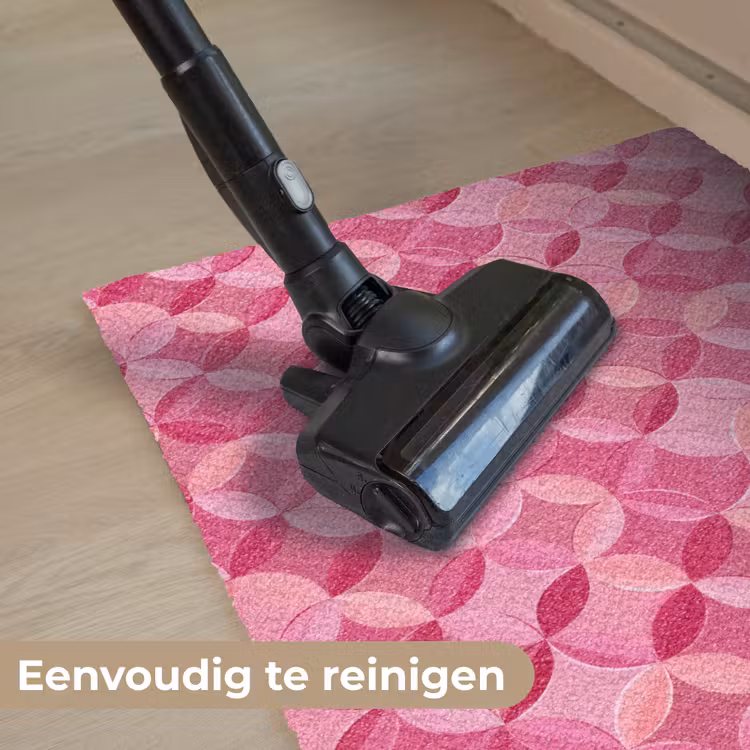 Geometrisch - Mozaïek - Modern - Roze Deurmat klein 898 -reinigen_NL
