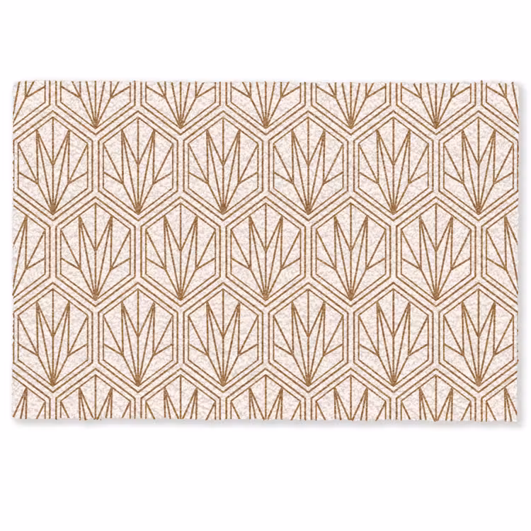 Geometrisch - Patroon - Beige Deurmat klein 898 -zkaufland3d