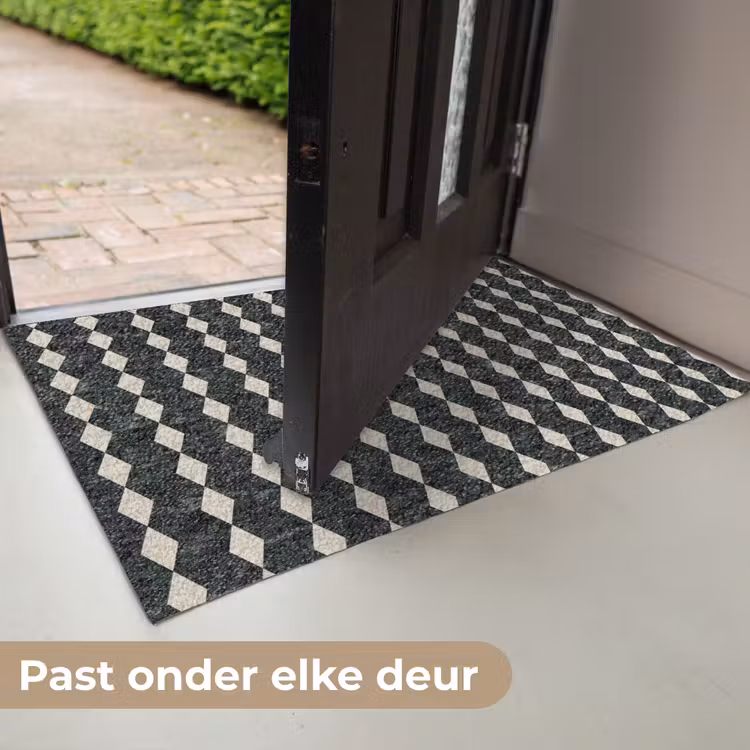 Geometrisch - Patroon - Marmer - Groen Deurmat klein 898 -USP_NL