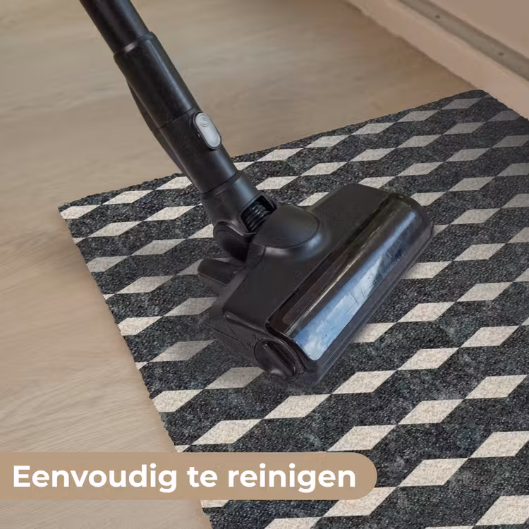 Geometrisch - Patroon - Marmer - Groen Deurmat klein 898 -reinigen_NL