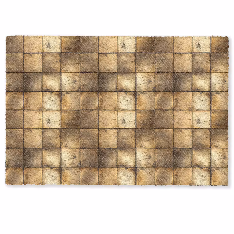 Geometrisch - Tegels - Goud Deurmat klein 898 -zkaufland3d