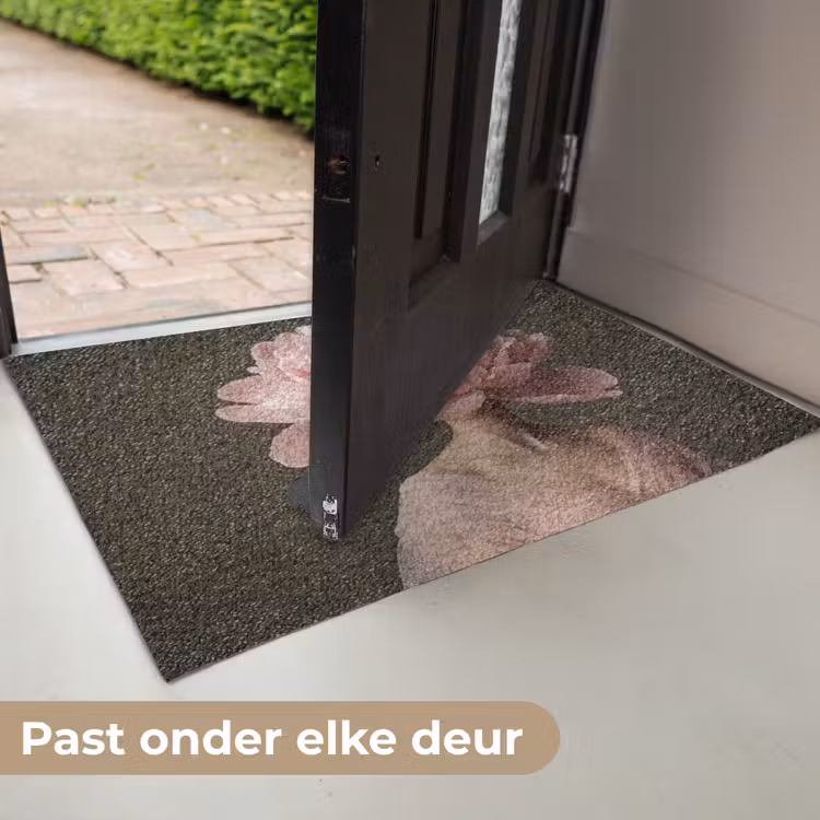 Gezicht - Roos - Roze Deurmat klein -USP_NL