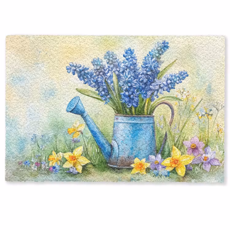 Gieter - Lavendel - Bloesems Deurmat klein -zkaufland3d