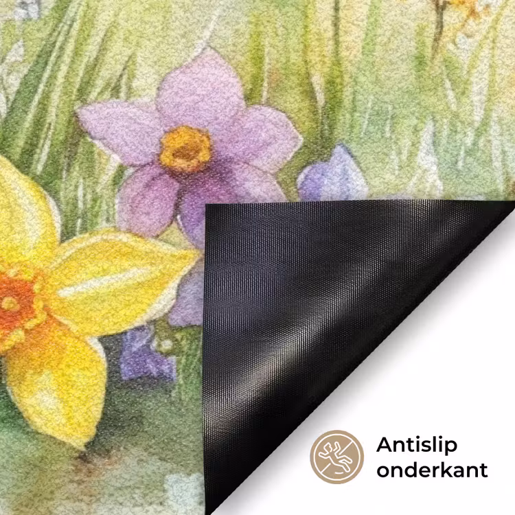 Gieter - Lavendel - Bloesems Deurmat klein -antislip_NL
