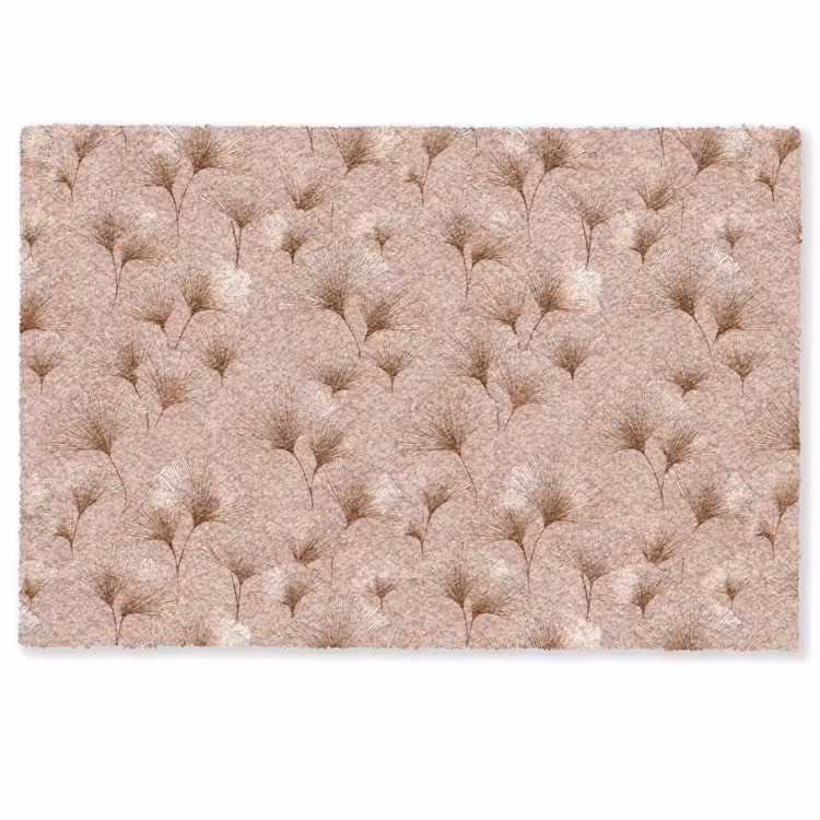 Ginkgo - Patroon - Roze Deurmat klein 898 -zkaufland3d