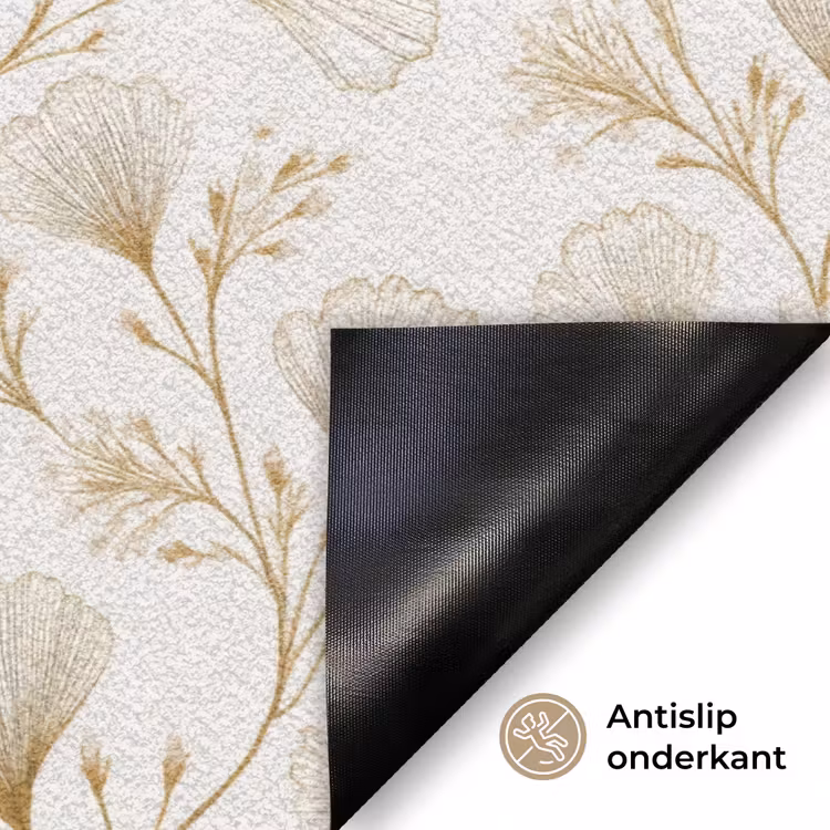 Ginkgo - Takken - Goud Deurmat klein 898 -antislip_NL
