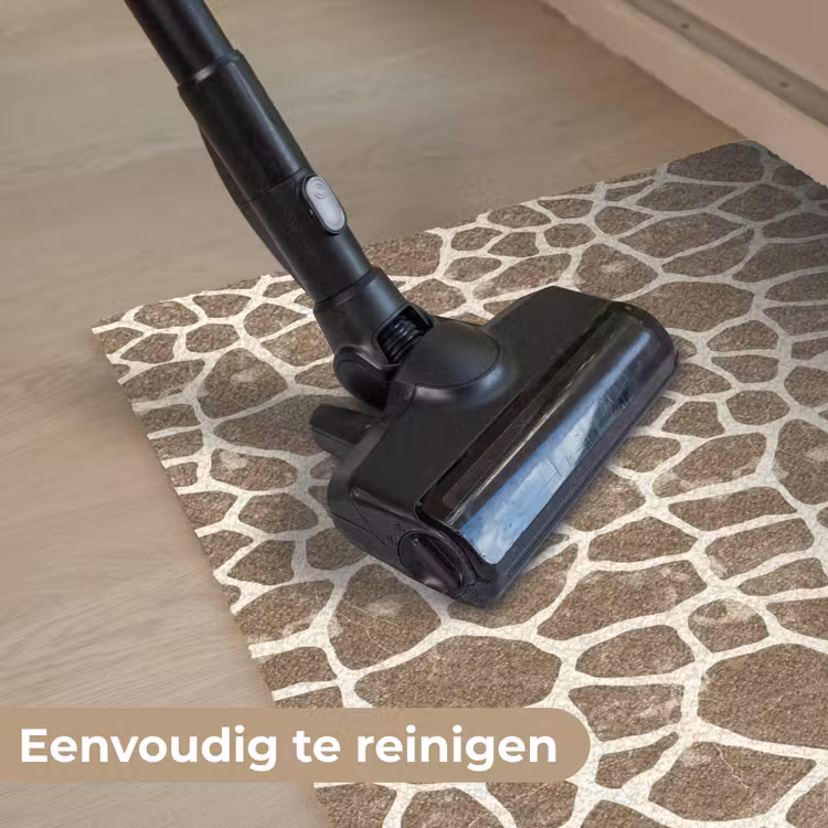 Giraf - Klassiek - Bruin Deurmat klein 898 -reinigen_NL